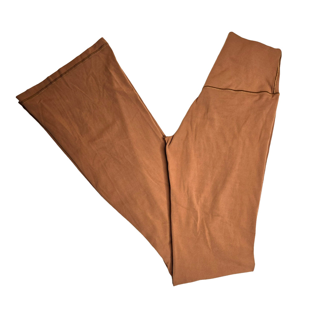 Aerie Offline Real Me Xtra Bootcut Leggings Womens Small Rust High Rise Flare